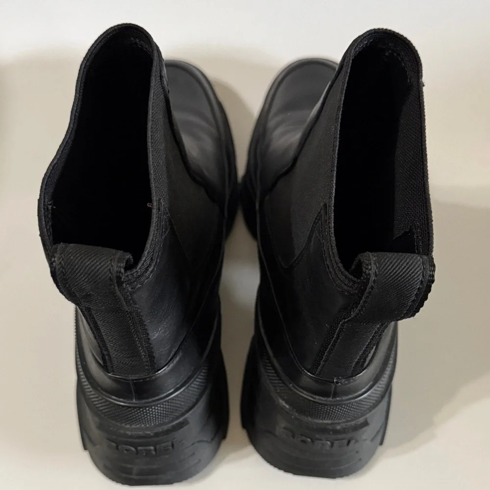 Sorel Brex Chelsea Ankle Boots women’s 11 Waterproof Black - Picture 7 of 10